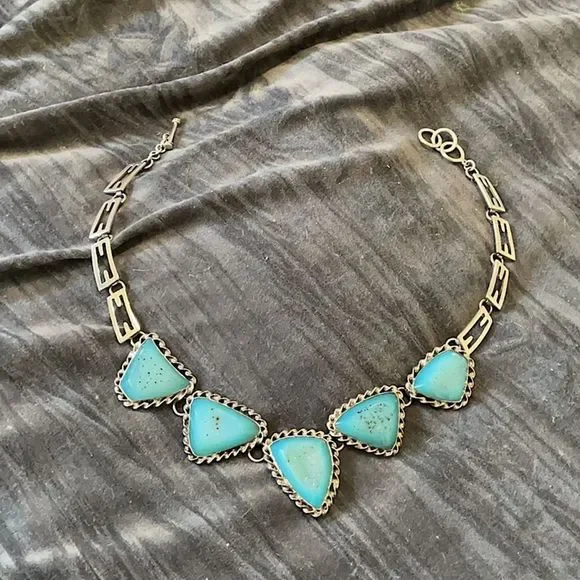 💰Artisan made SS 925 Druzy necklace twisted bezel